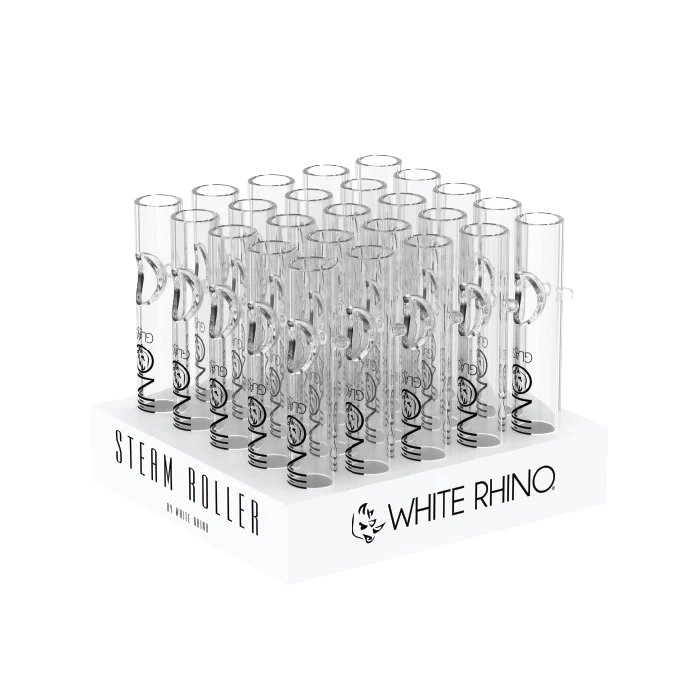 WHITE RHINO STEAM ROLLER - 25CT DISPLAY
