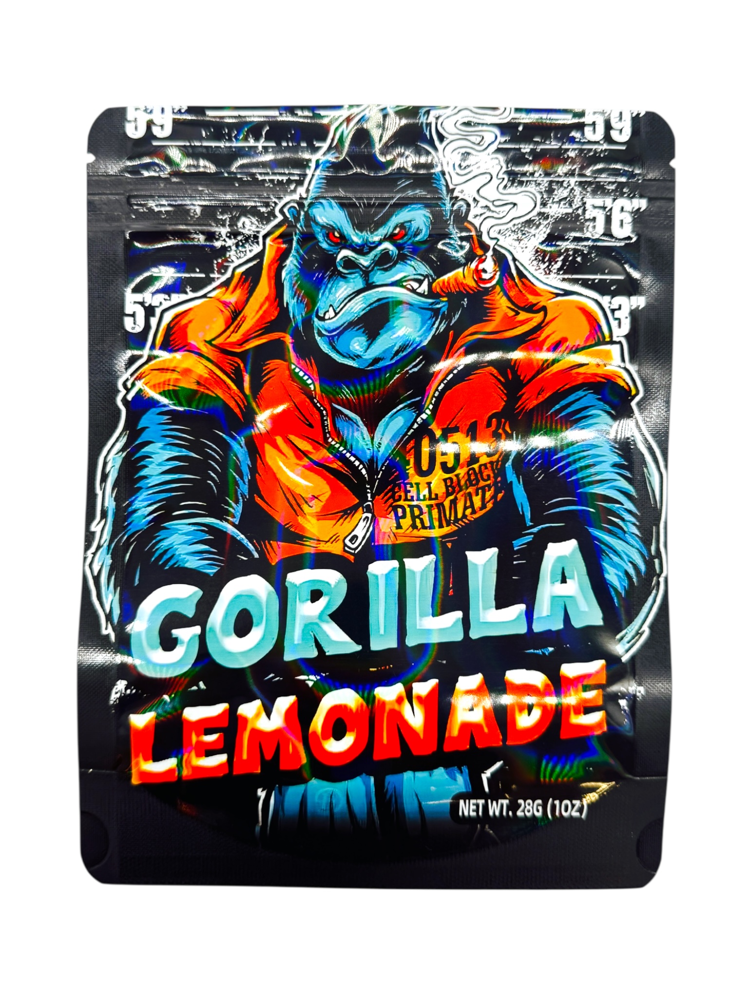 SMELL PROOF 28G MYLAR BAGS - PACK OF 50 (DESIGN #5)