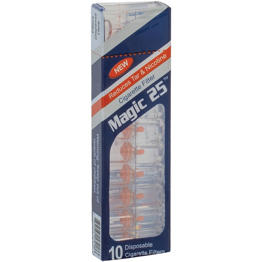 MAGIC 25 CIG FILTER 10PC TO PACK - DISPLAY OF 30