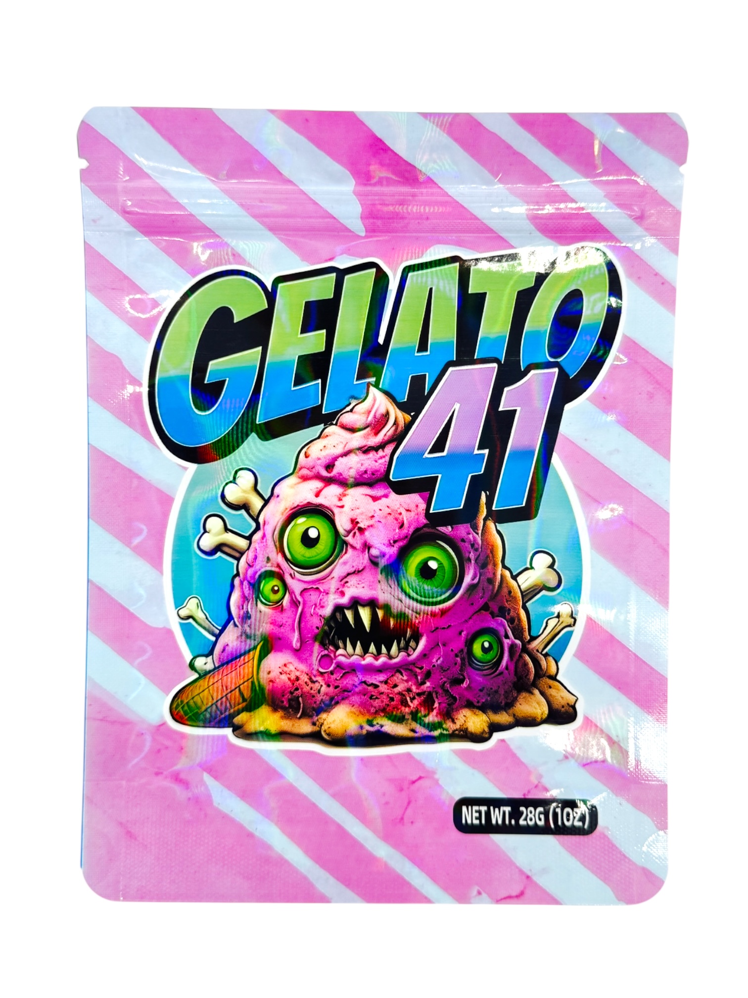 SMELL PROOF 28G MYLAR BAGS - PACK OF 50 (DESIGN #7)