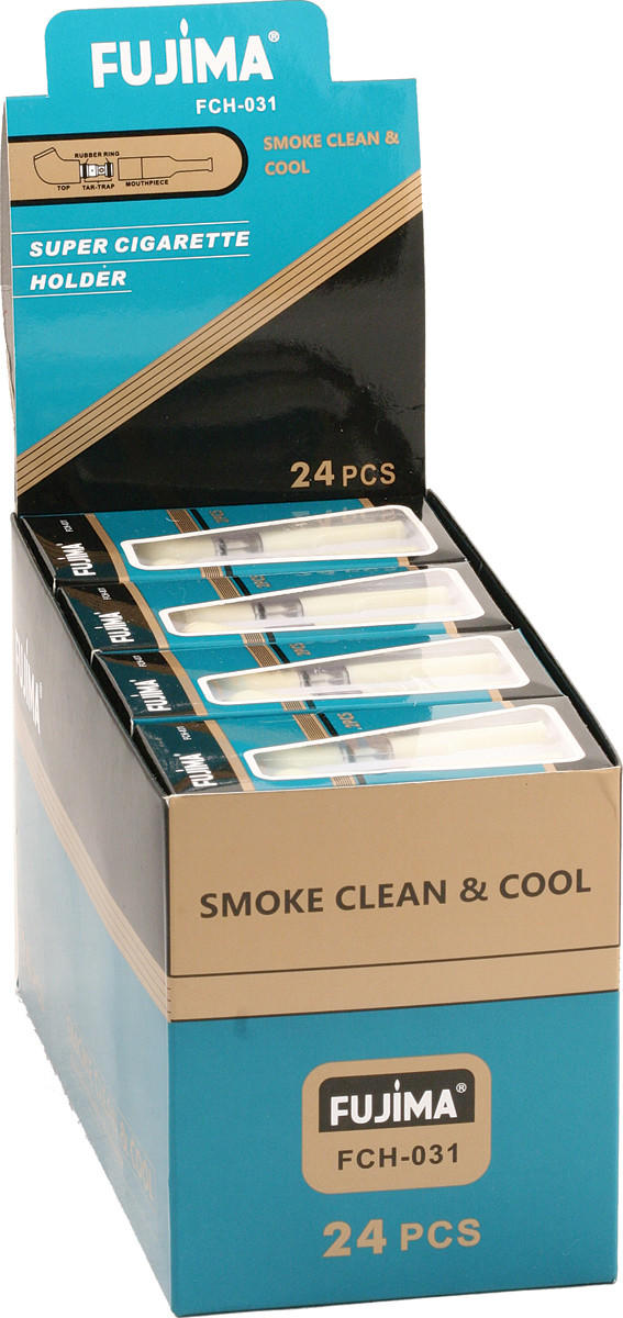 FUJIMA SUPER PERMANENT CIGARETTE HOLDER - 24CT
