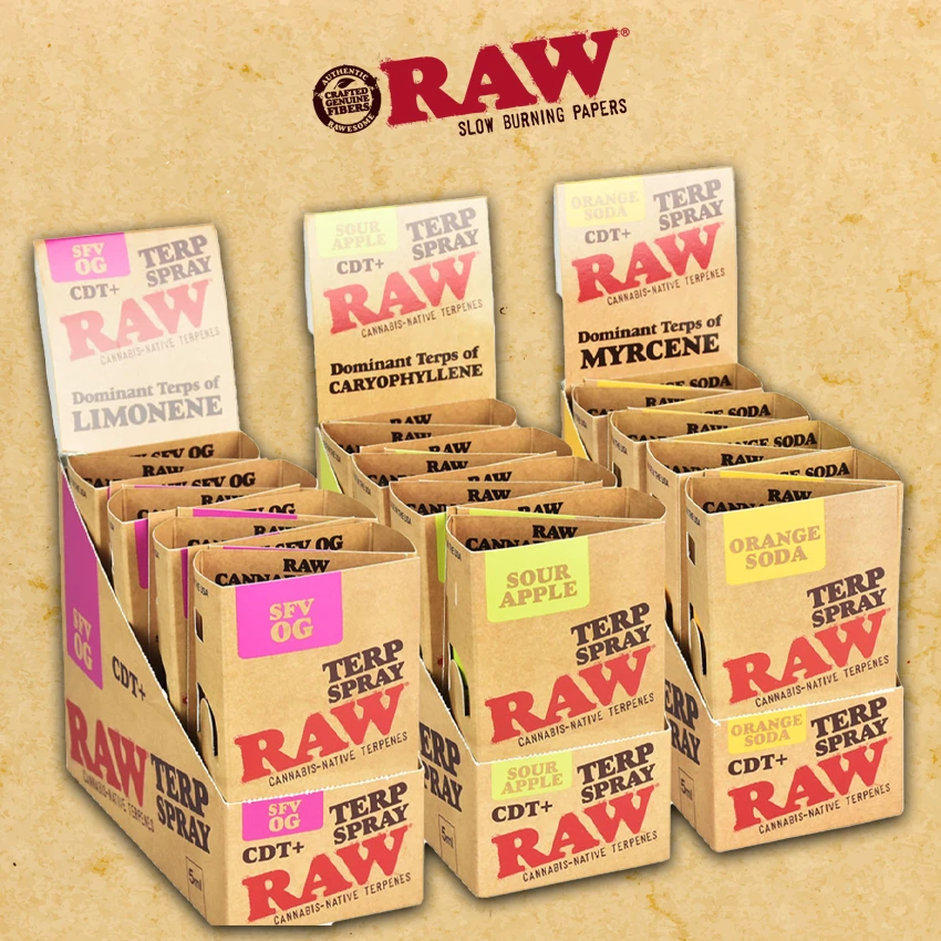 RAW TERPENE 5ML SPRAY - 8CT DISPLAY