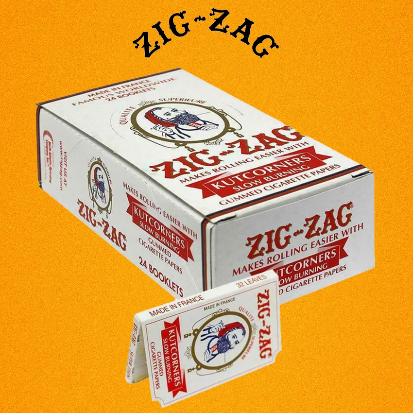 ZIG-ZAG KUTCORNERS CIGARETTE PAPER - 24CT