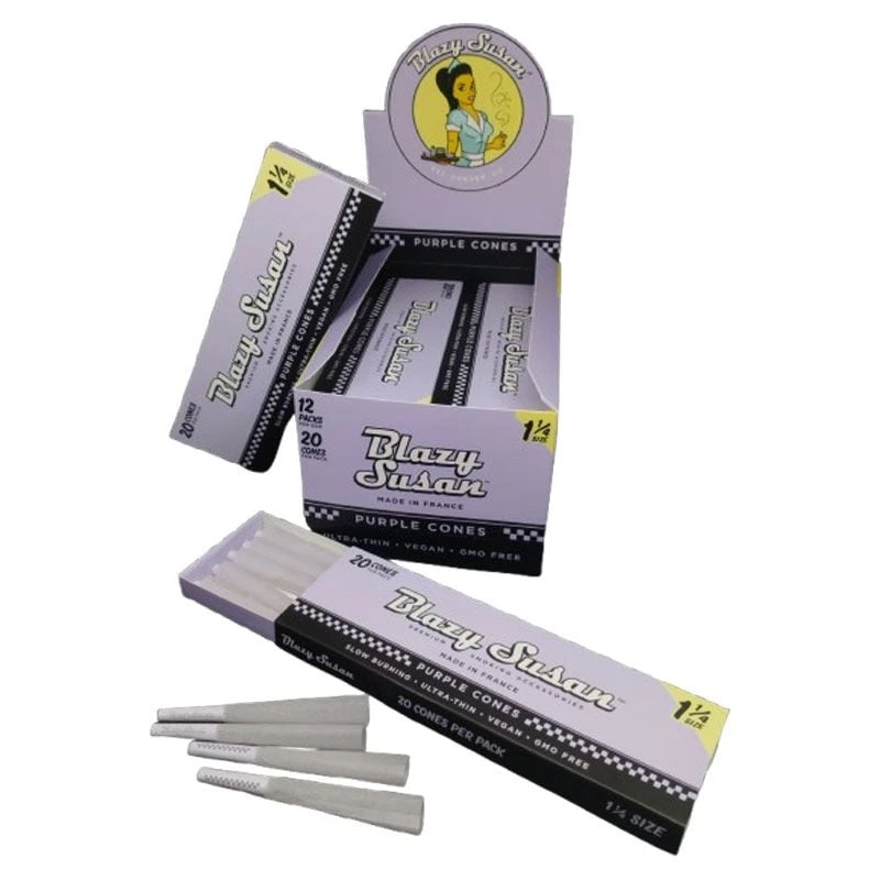 BLAZY SUSAN CONES 20-PACK 1 1/4 SIZE - DISPLAY OF 12