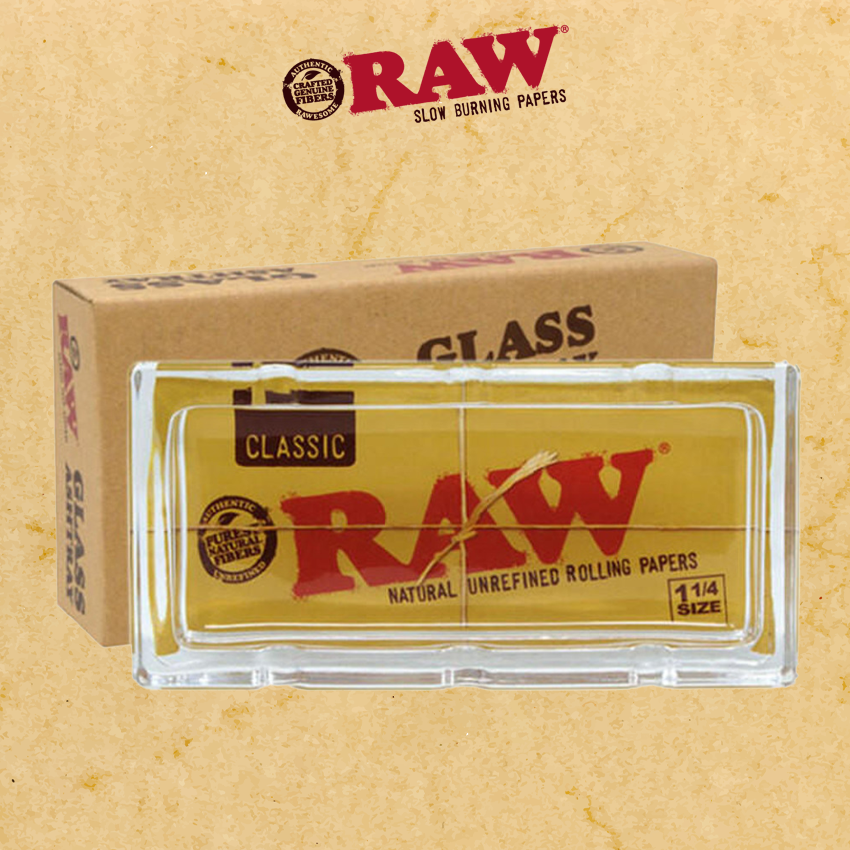 RAW CLASSIC PACK GLASS ASHTRAY - 1CT