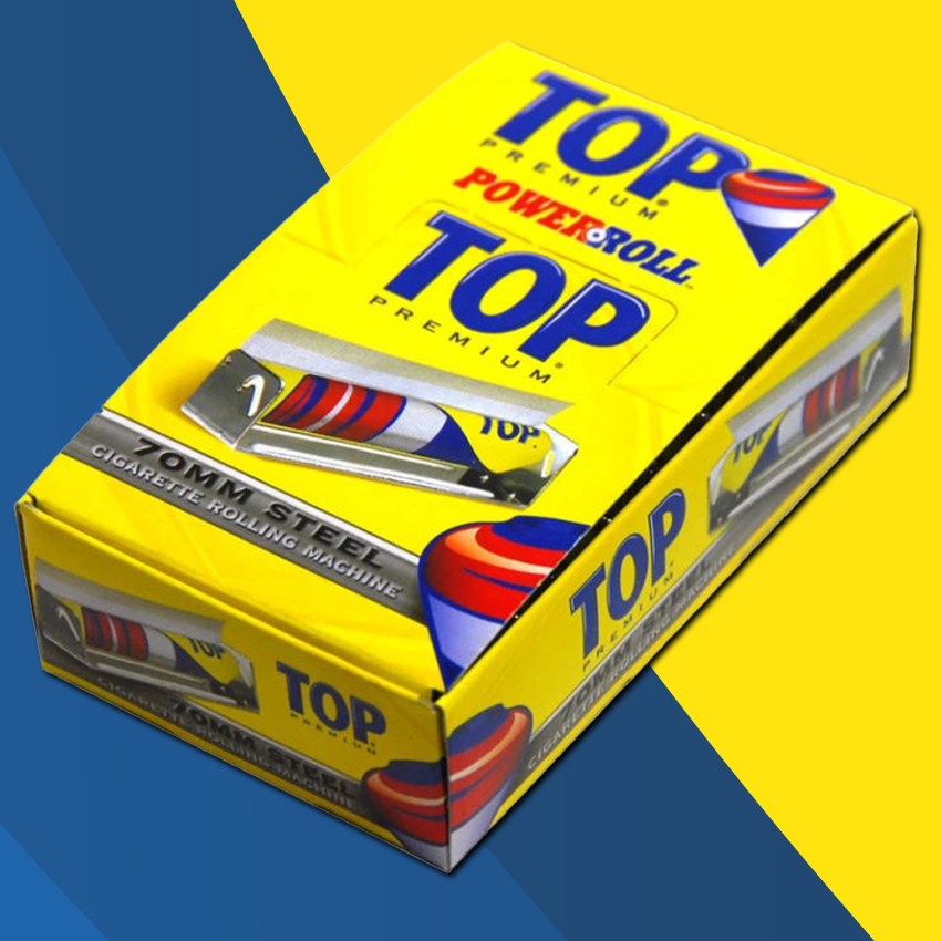 TOP PAPERS POWER ROLL STEEL 70MM ROLLING MACHINE - 10CT