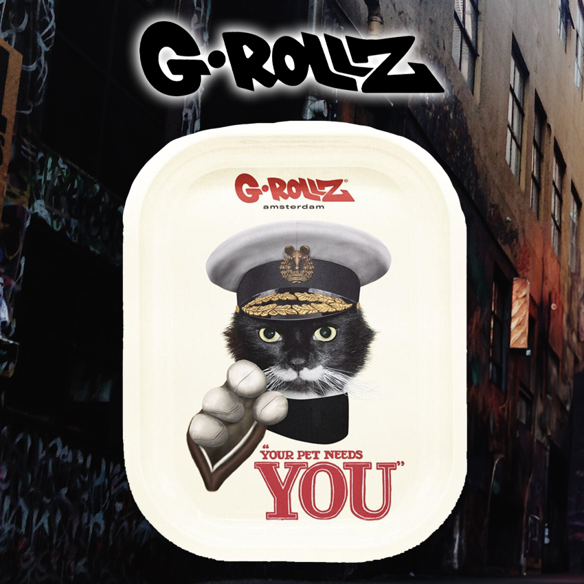 G-ROLLZ - KITCHENER SMALL TIN TRAY 14 X 18CM