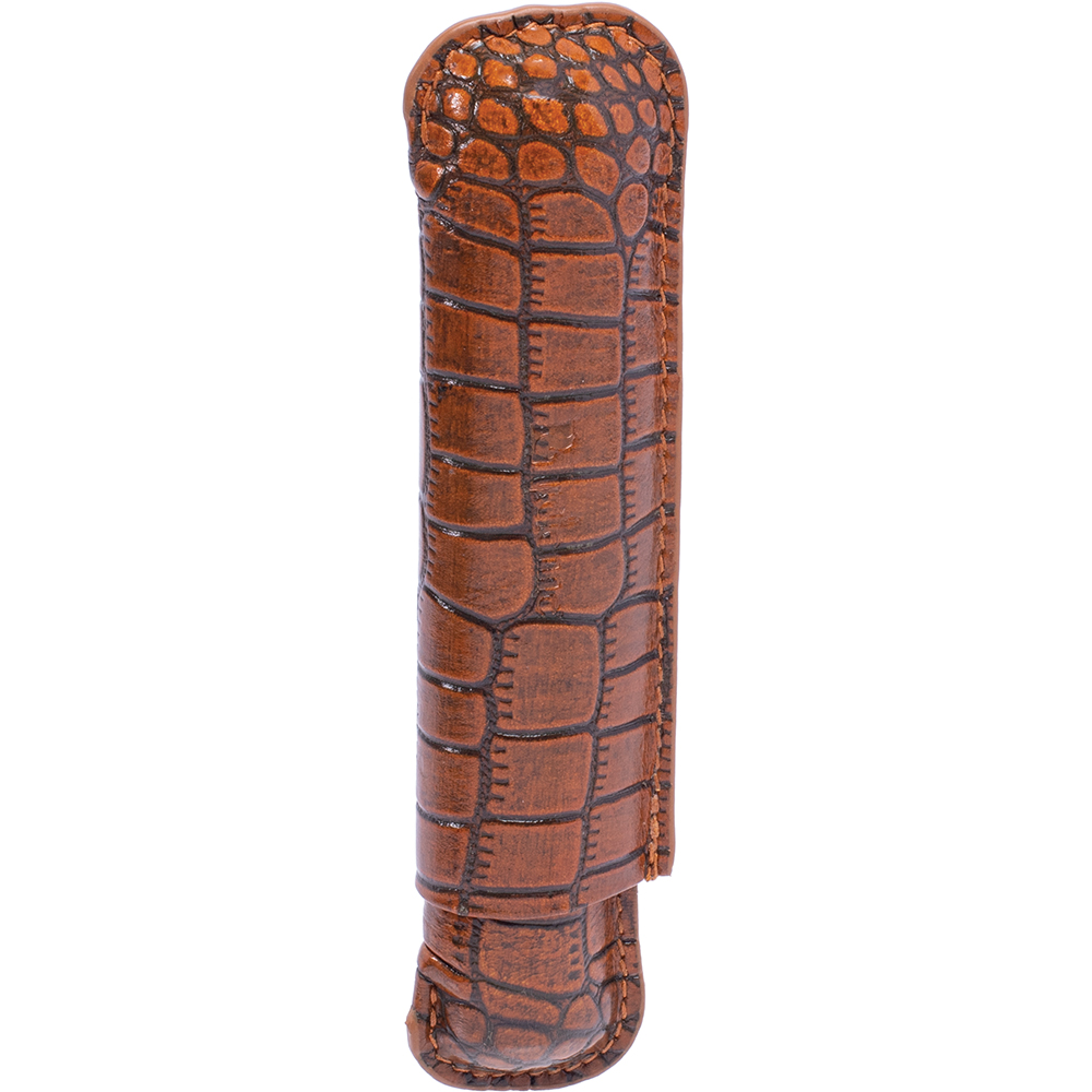1 FINGER CREASING LEATHER CIGAR HOLDER