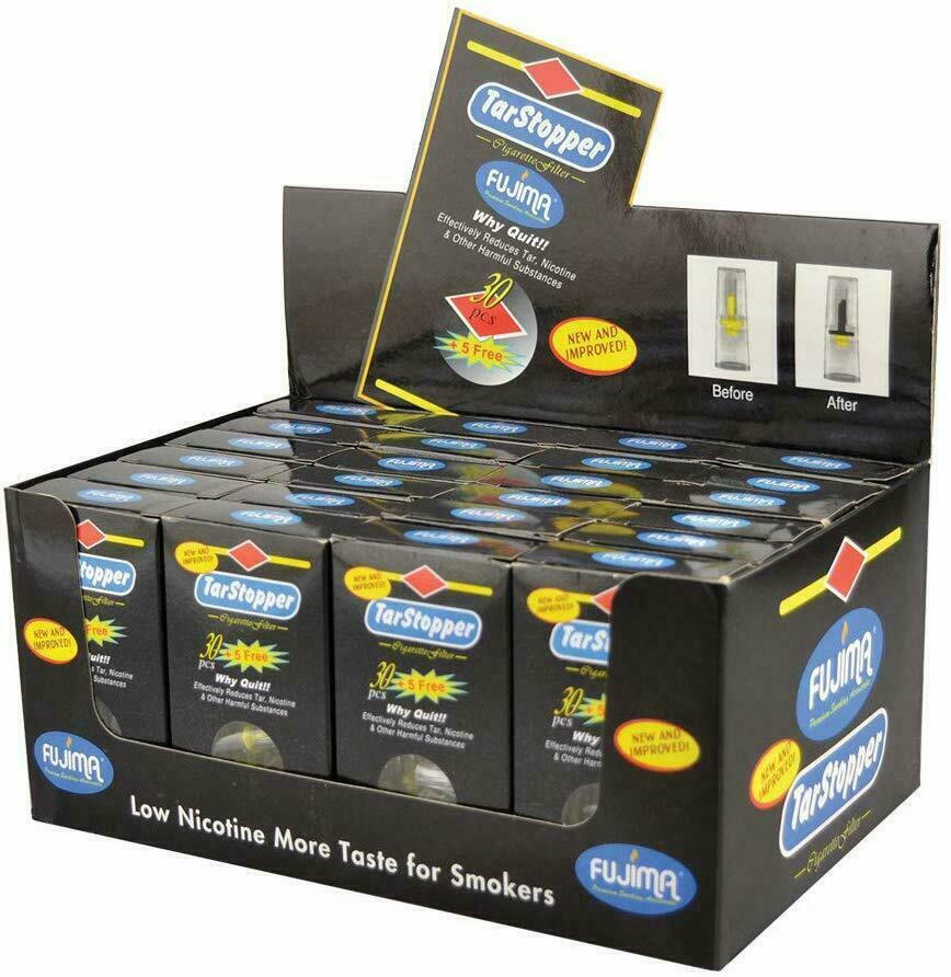 FUJIMA TAR STOPPER CIGARETTE FILTER - 24CT (+5 FREE)