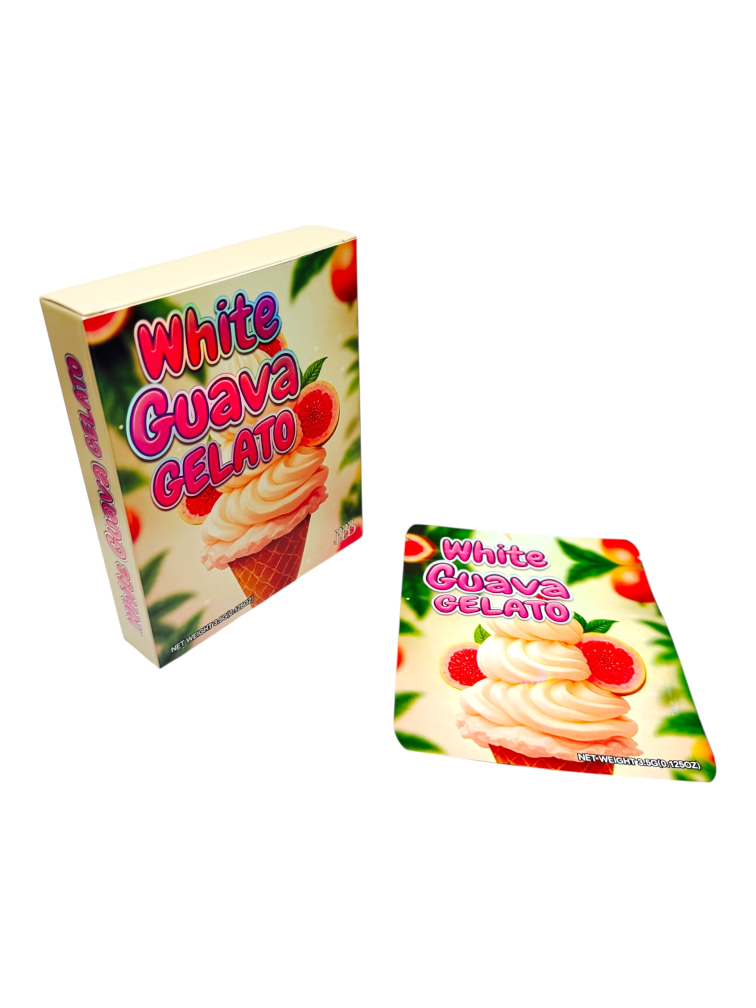 SMELL PROOF 3.5G MYLAR BAGS WITH MATCHING PACK - PACK OF 50 (DESIGN #1)