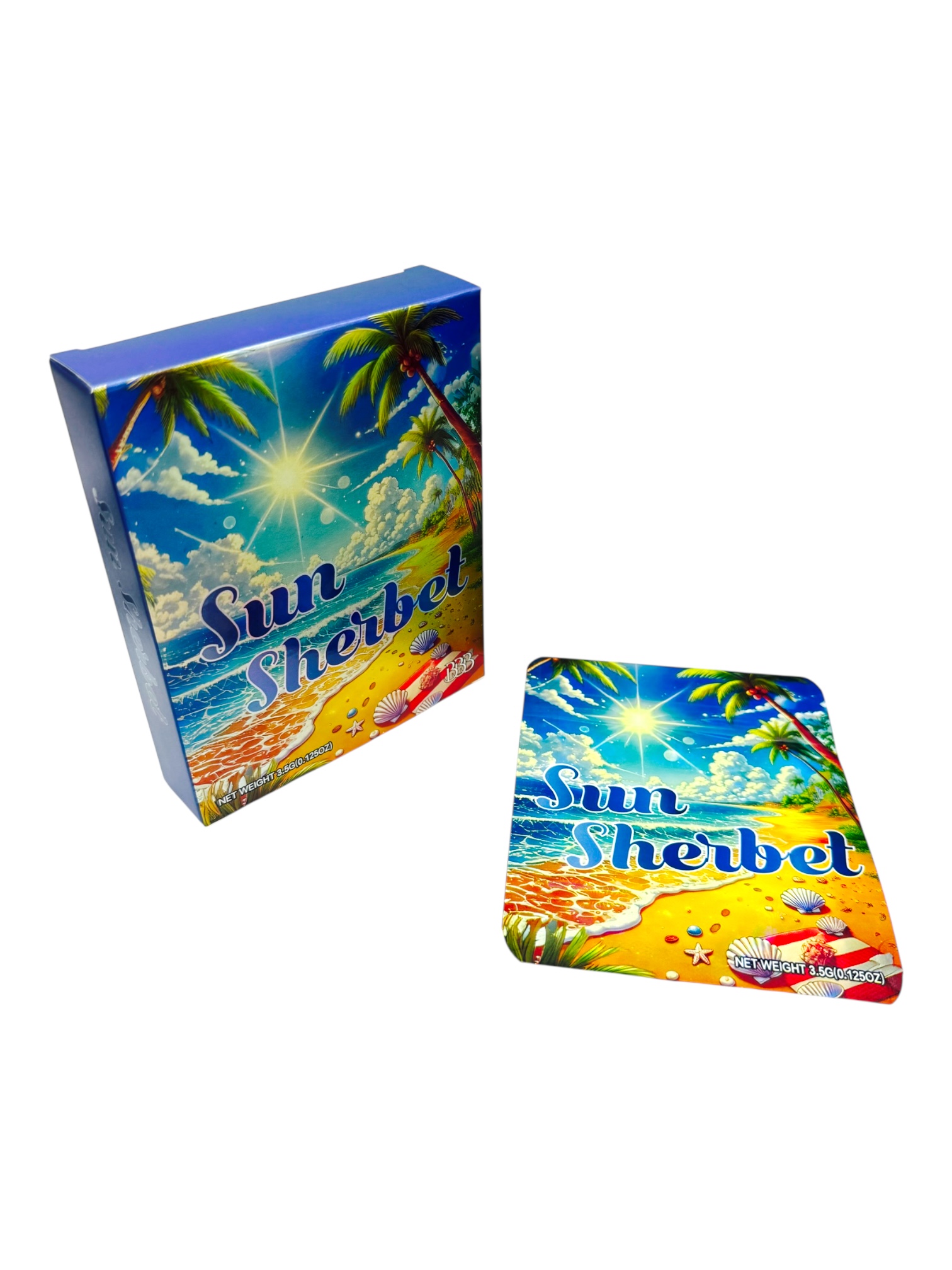 SMELL PROOF 3.5G MYLAR BAGS WITH MATCHING PACK - PACK OF 50 (DESIGN #14)