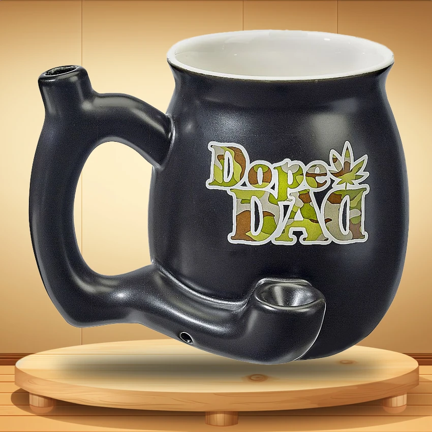 DOPE DAD CAMO MUG CERAMIC HANDPIPE - 1CT