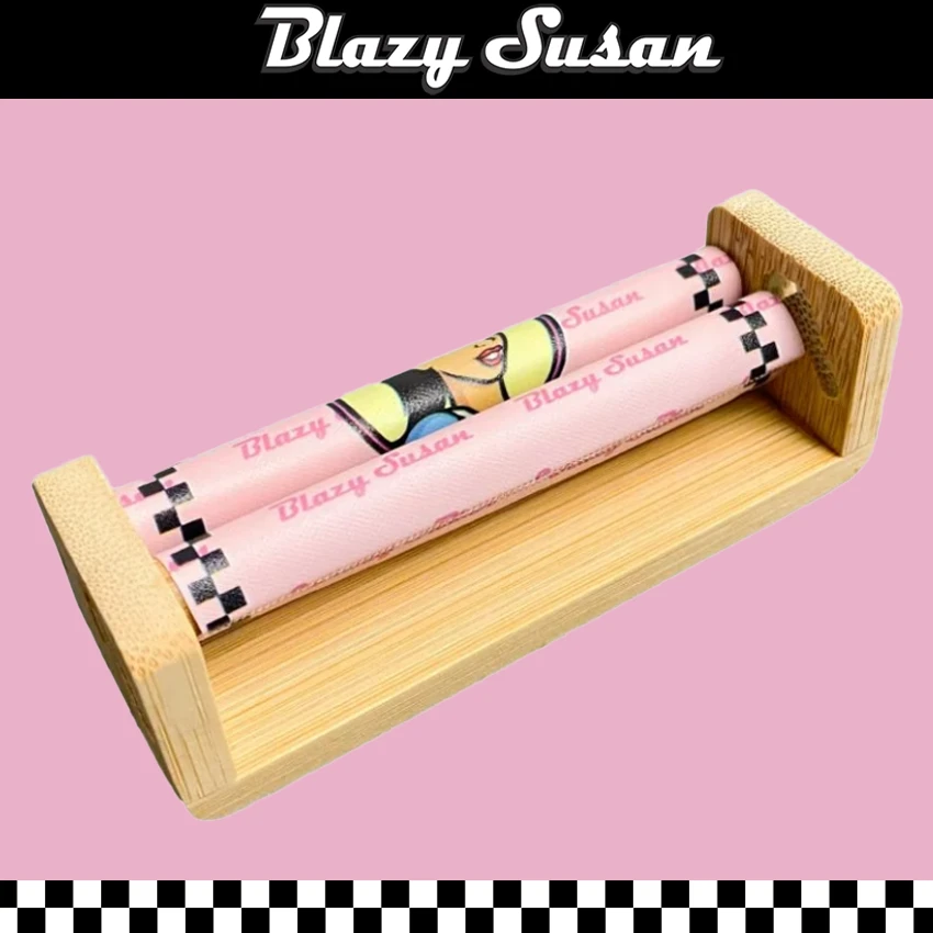 BLAZY SUSAN BAMBOO ROLLING MACHINE 78MM 1 1/4 SIZE - 12CT DISPLAY
