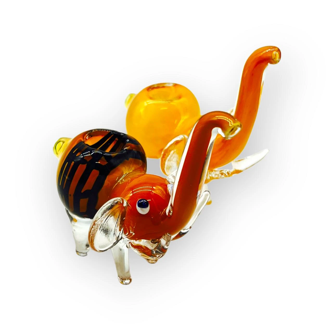 FULL FUMED ELEPHANT HANDPIPE 5" (HP100496)
