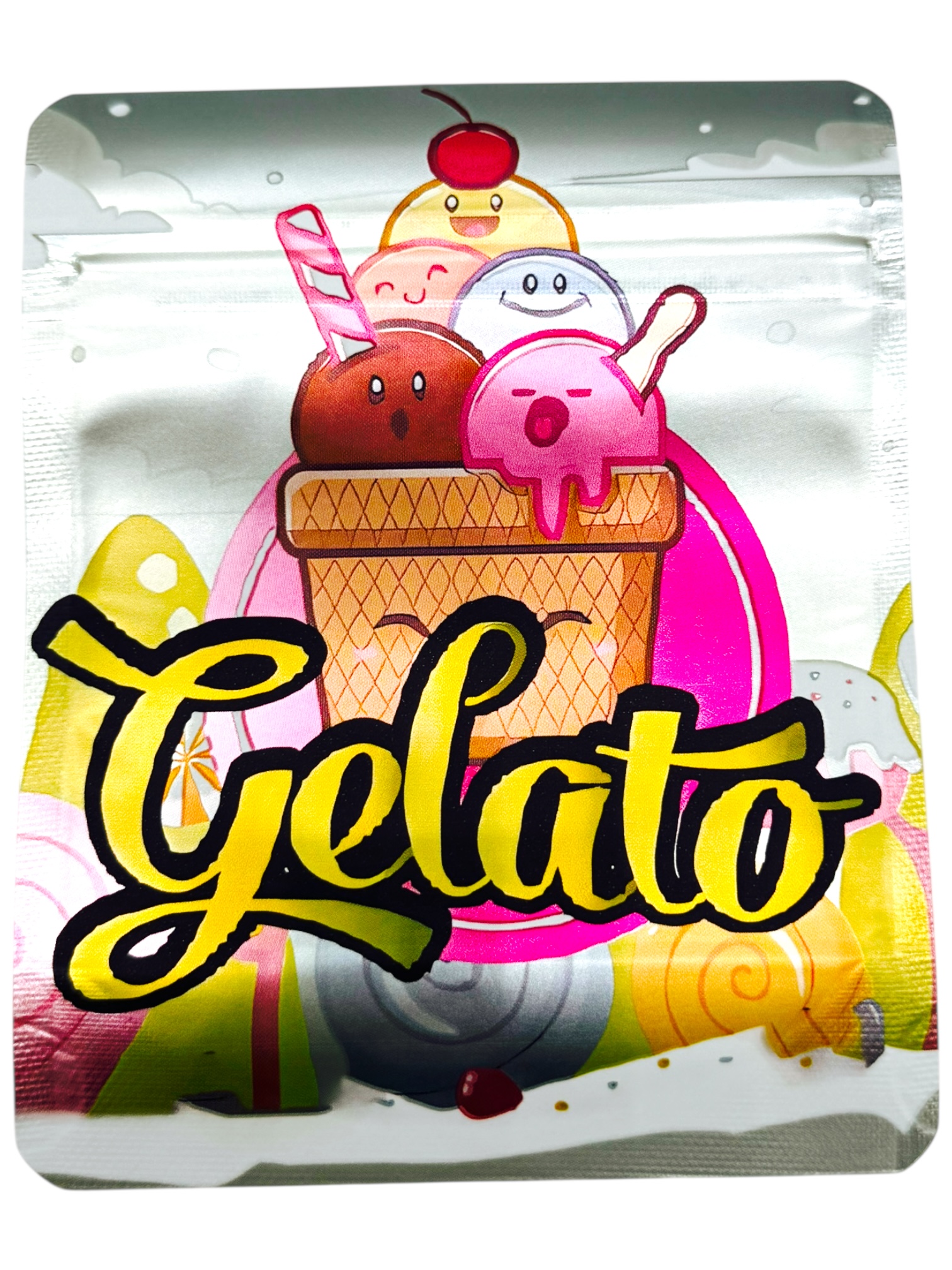 SMELL PROOF 3.5G MYLAR BAGS - PACK OF 100 (DESIGN #4)