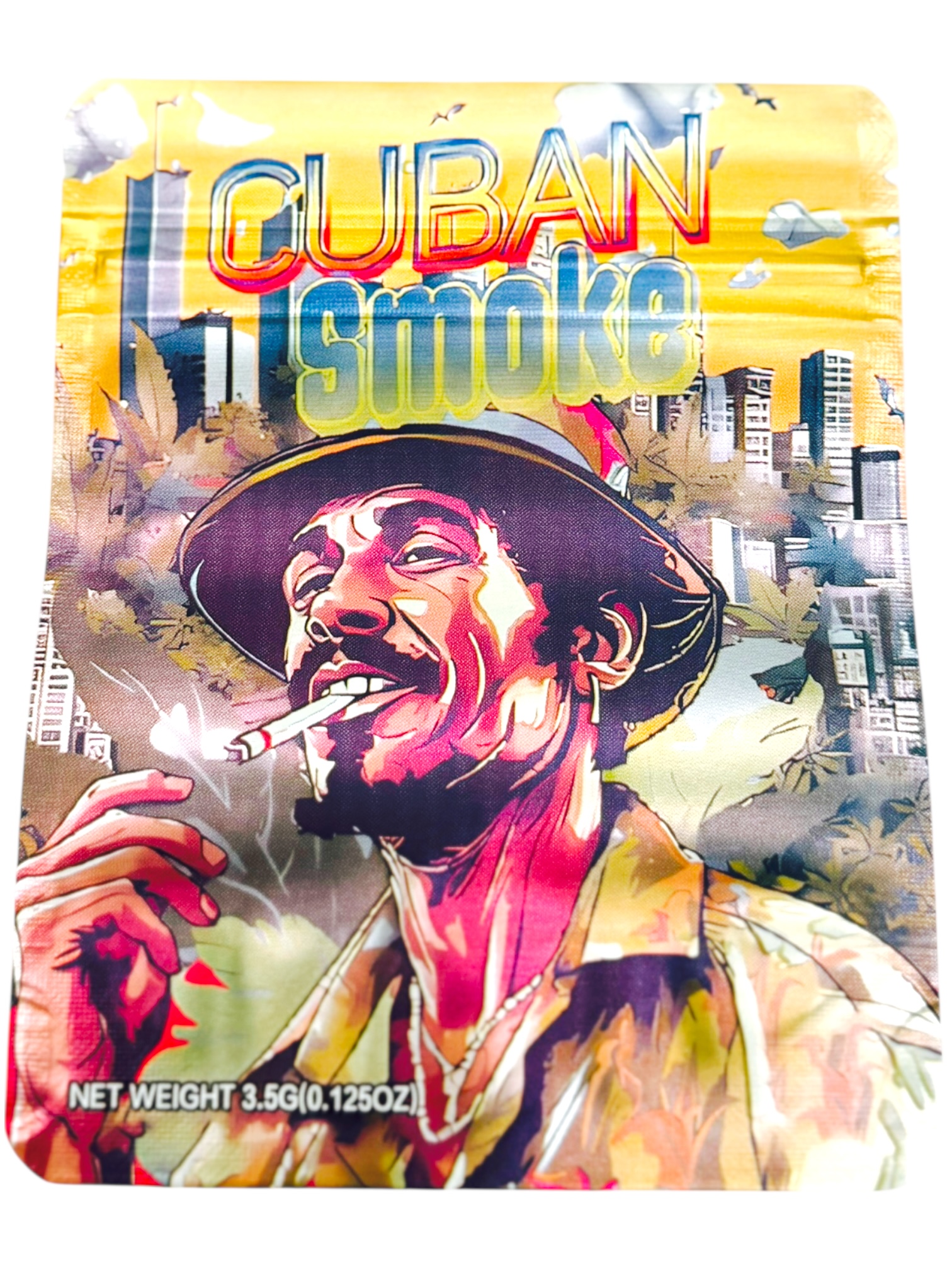 SMELL PROOF 3.5G MYLAR BAGS - PACK OF 100 (DESIGN #13)