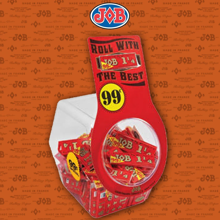 JOB 1 1/4 CIGARETTE PAPER JAR - 100CT