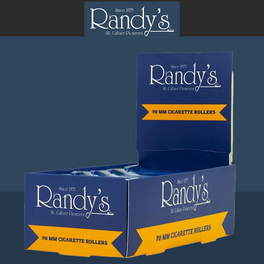 RANDYS 70MM CIGARETTE ROLLERS - 12CT DISPLAY