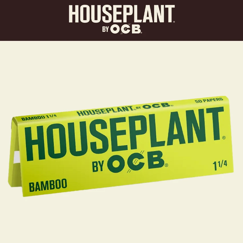 HOUSEPLANT BY OCB 1 1/4 BAMBOO PAPER 50-PACK - DISPLAY OF 24
