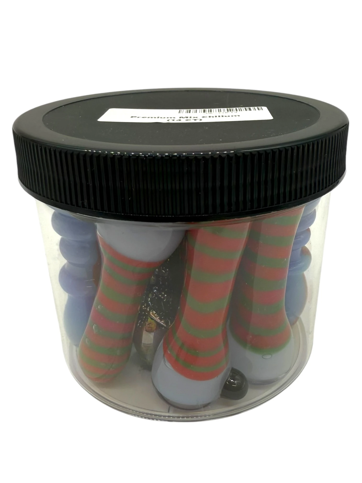 MREMIUM MIX DESIGN CHILLUMS 3" - JAR OF 14