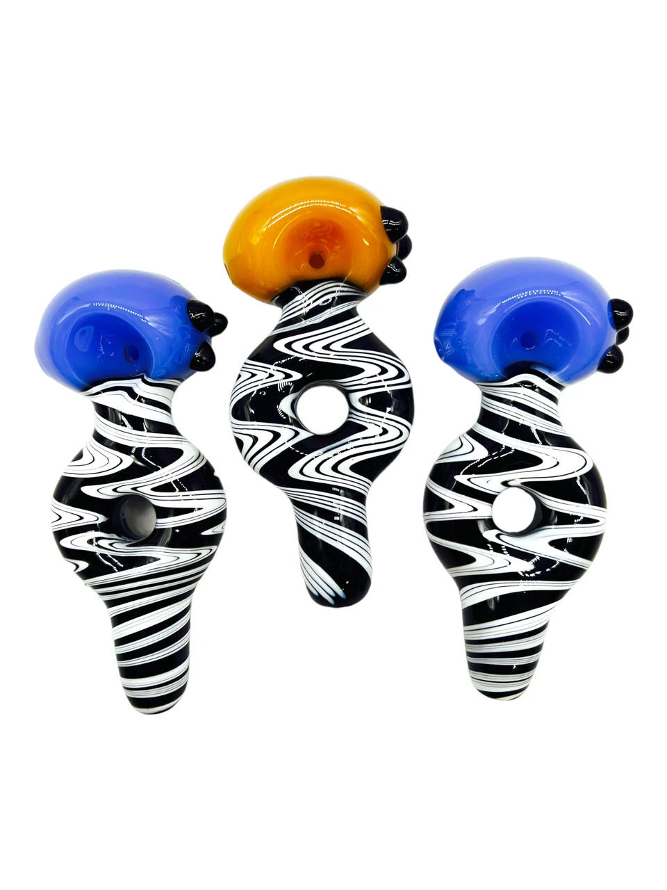 METRIX ZEBRA MIDDLE DONUT HANDPIPE 4" - BAG OF 5CT
