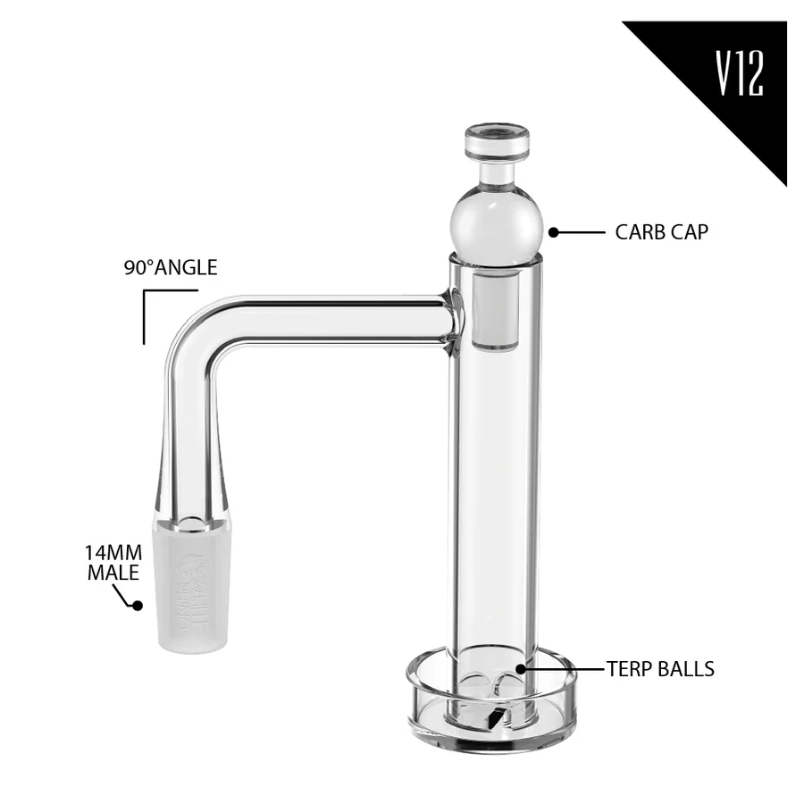WHITE RHINO QUARTZ BANGER KIT V12 - DISPLAY OF 4