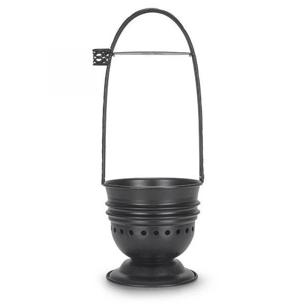 XL VAPOR HOOKAH CHARCOAL HOLDER 17" - BLACK