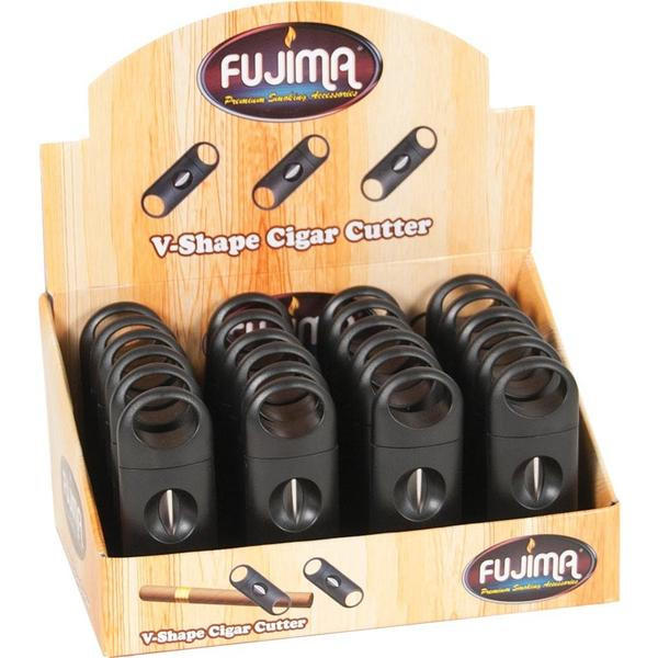 FUJIMA V SHAPE CIGAR CUTTER - 24CT