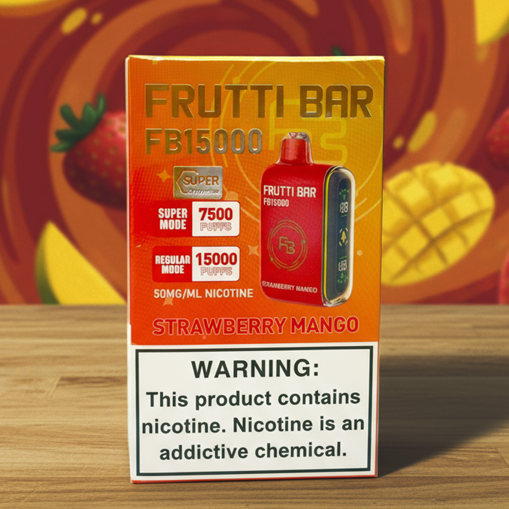 FRUTTI BAR FB 15,000 PUFFS DISPOSABLE VAPE - DSIPLAY OF 5