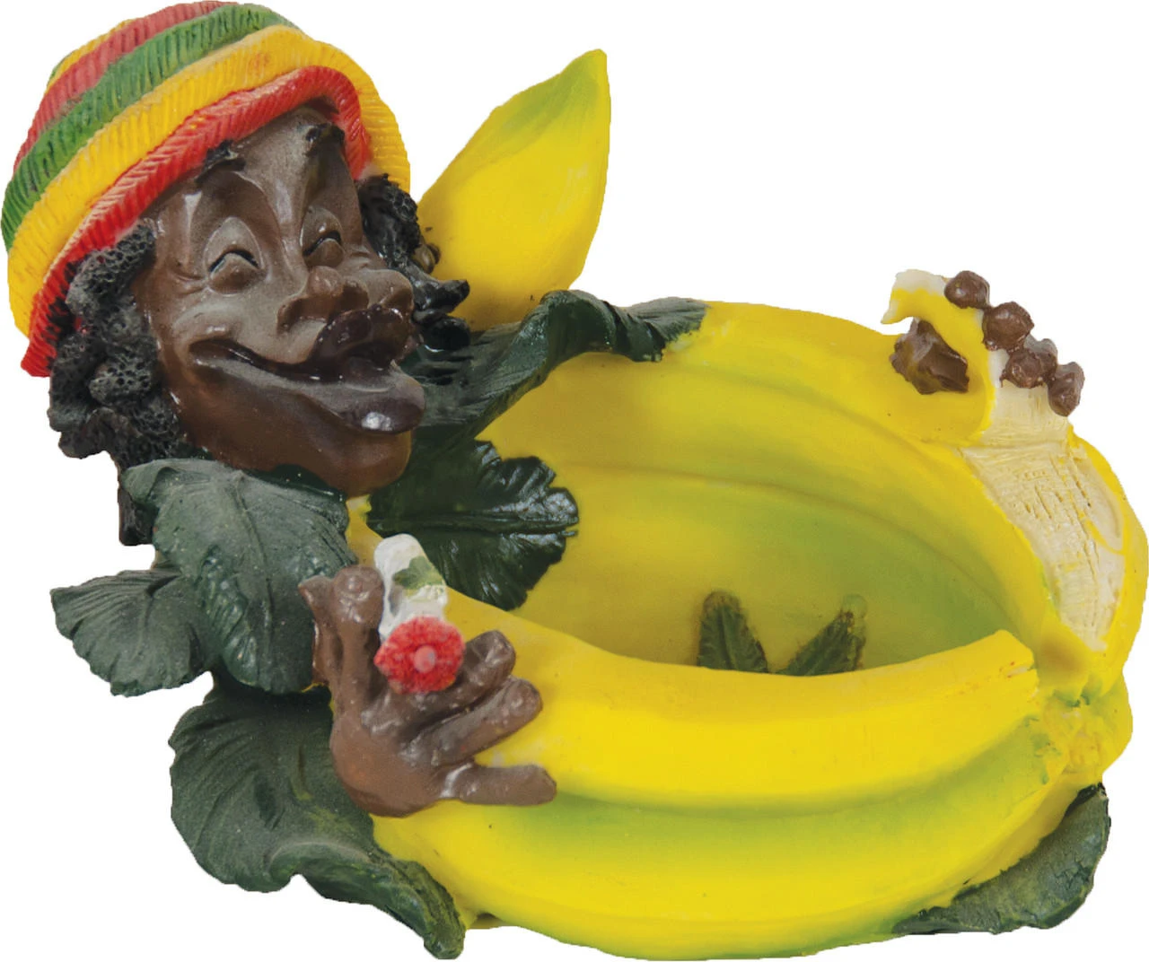 JAMAICAN POLY RESIN ASHTRAY (LT113)