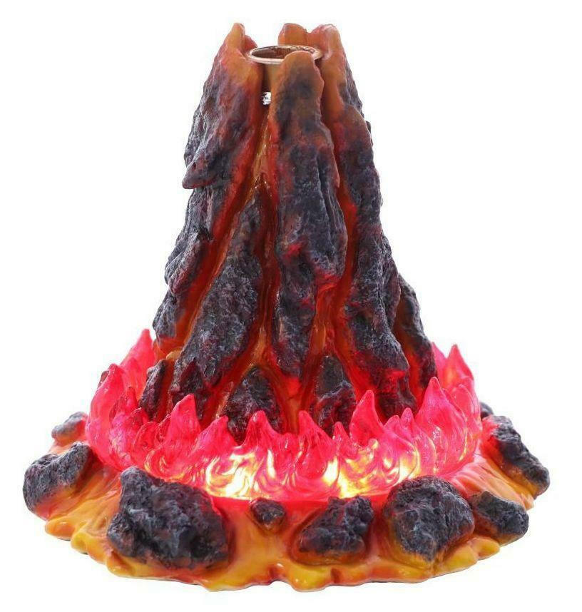VOLCANO BACKFLOW CONE BURNER WITH LED 7" (IBC17)