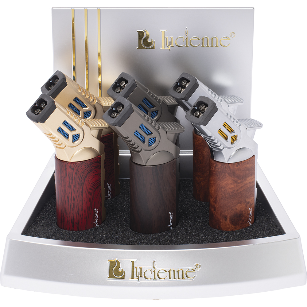 LUCIENNE QUAD JET TORCH - DISPLAY OF 6