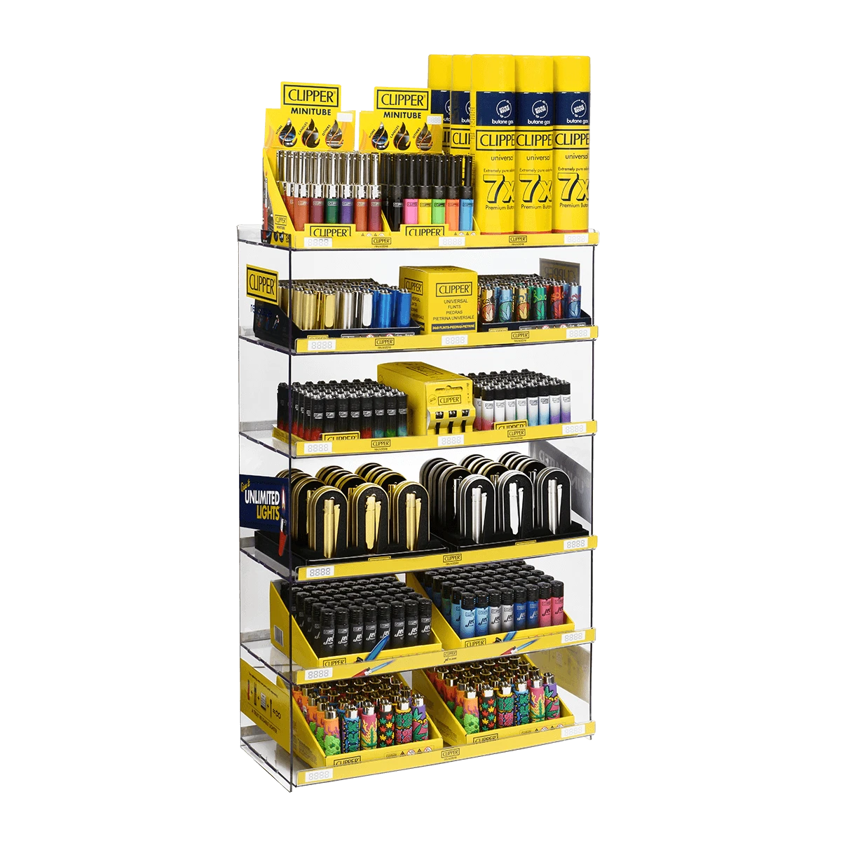 CLIPPER WORLD LARGE EXHIBITOR MIXED PREPACKED DISPLAY
