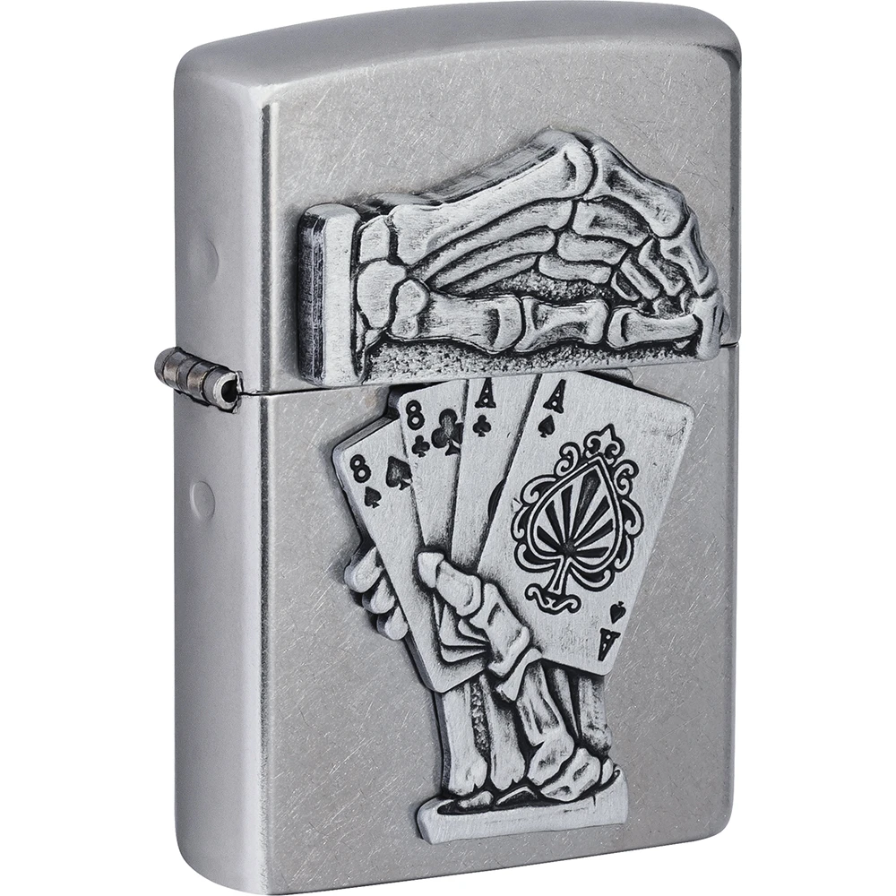 ZIPPO DEAD MANS HAND SURPRISE EMBLEM DESIGN LIGHTER