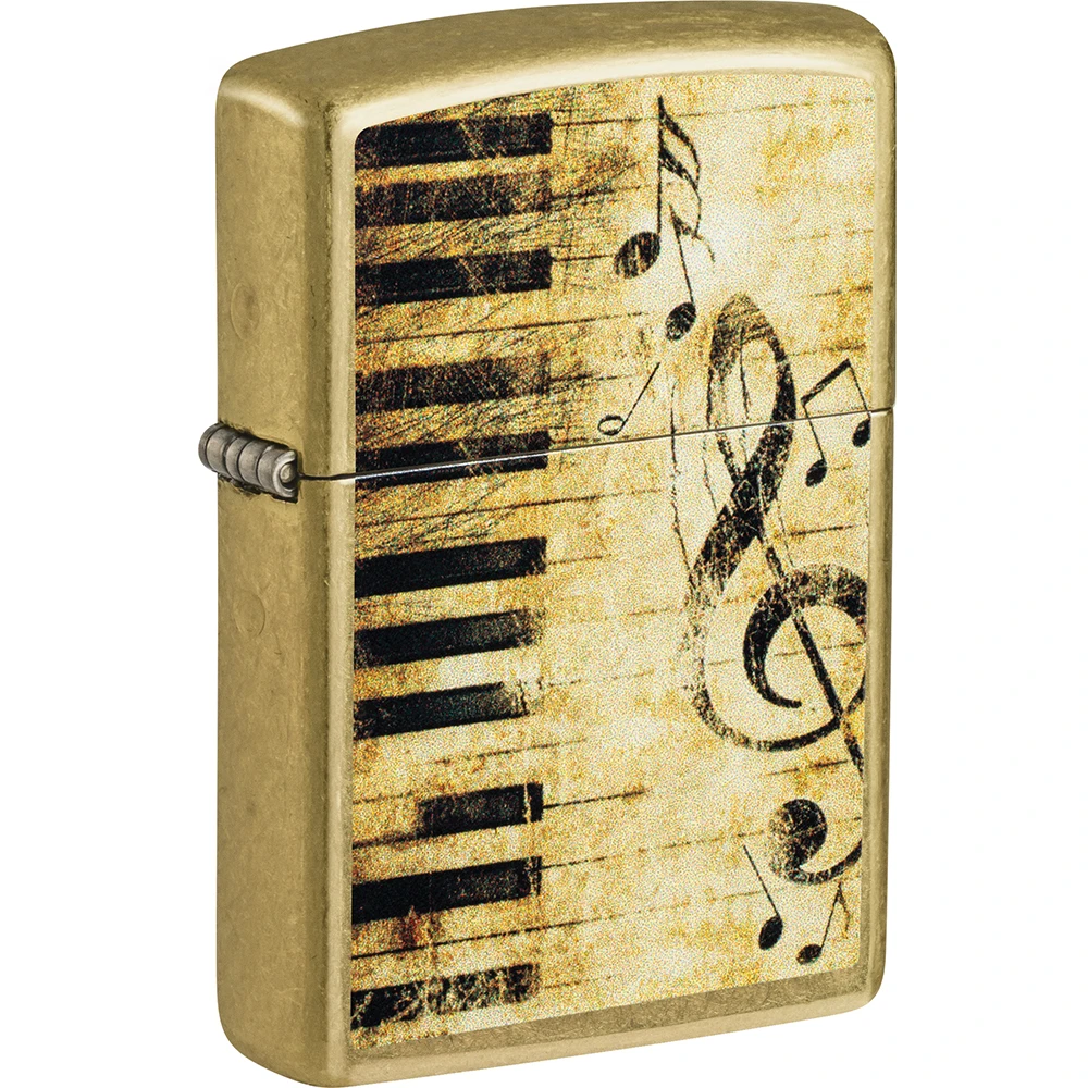 ZIPPO PIANO AND NOTES DESIGN LIGHTER