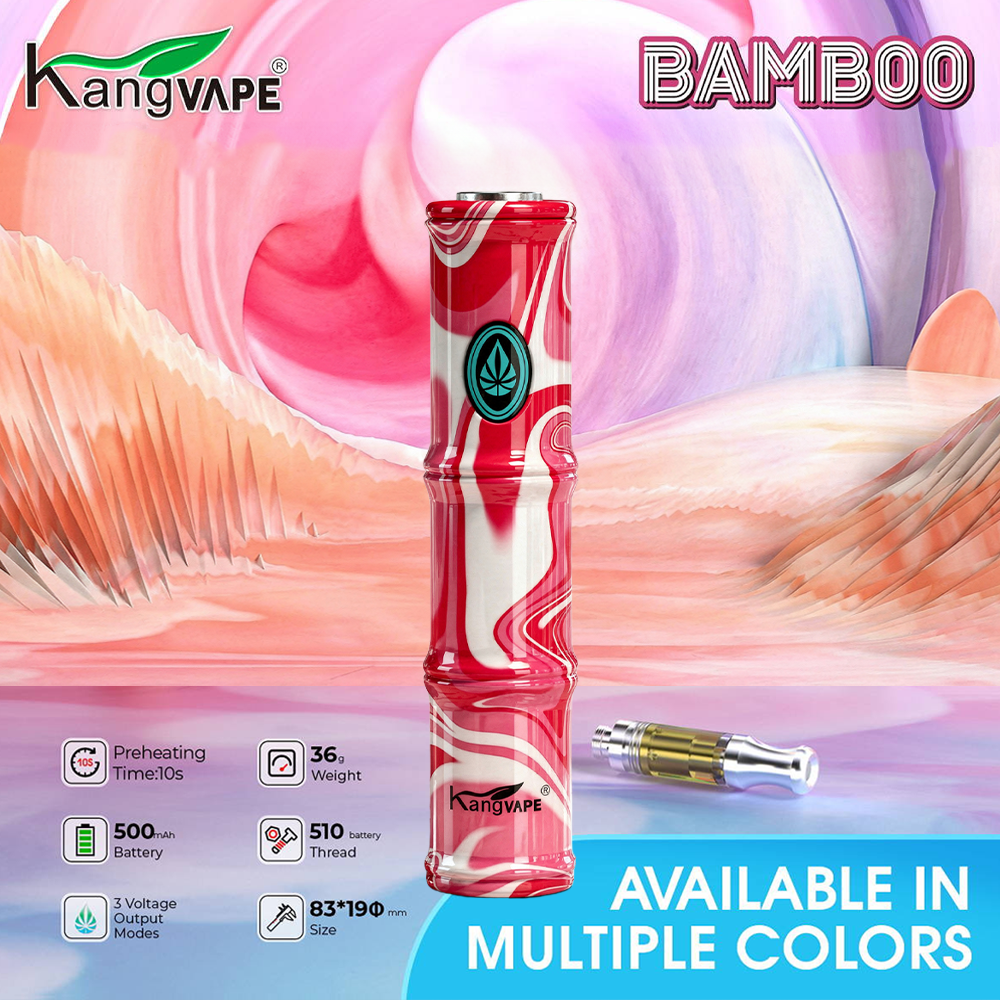 KANGVAPE 500mAh BAMBOO BATTERY - DISPLAY OF 10