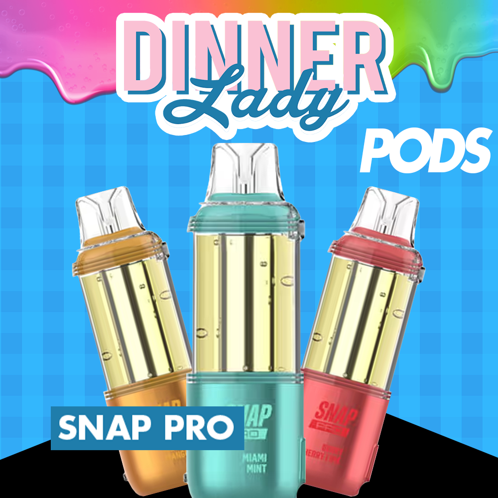 DINNER LADY SNAP PRO 35,000 PUFFS DISPOSABLE (POD ONLY) - DISPLAY OF 5