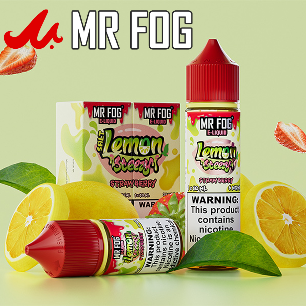 MR FOG E-LIQUID LEMON STEEZY SERIES 60ML - DISPLAY OF 6