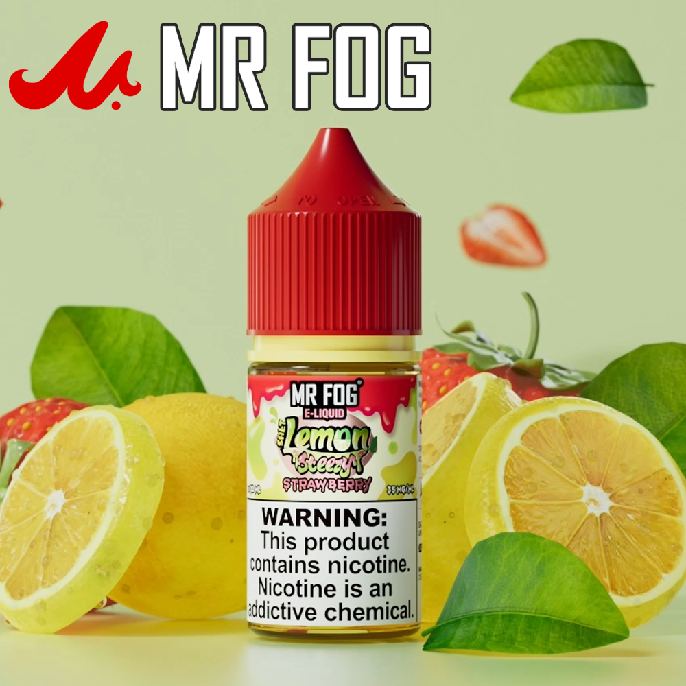 MR FOG E-LIQUID LEMON STEEZY SERIES 30ML - DISPLAY OF 6