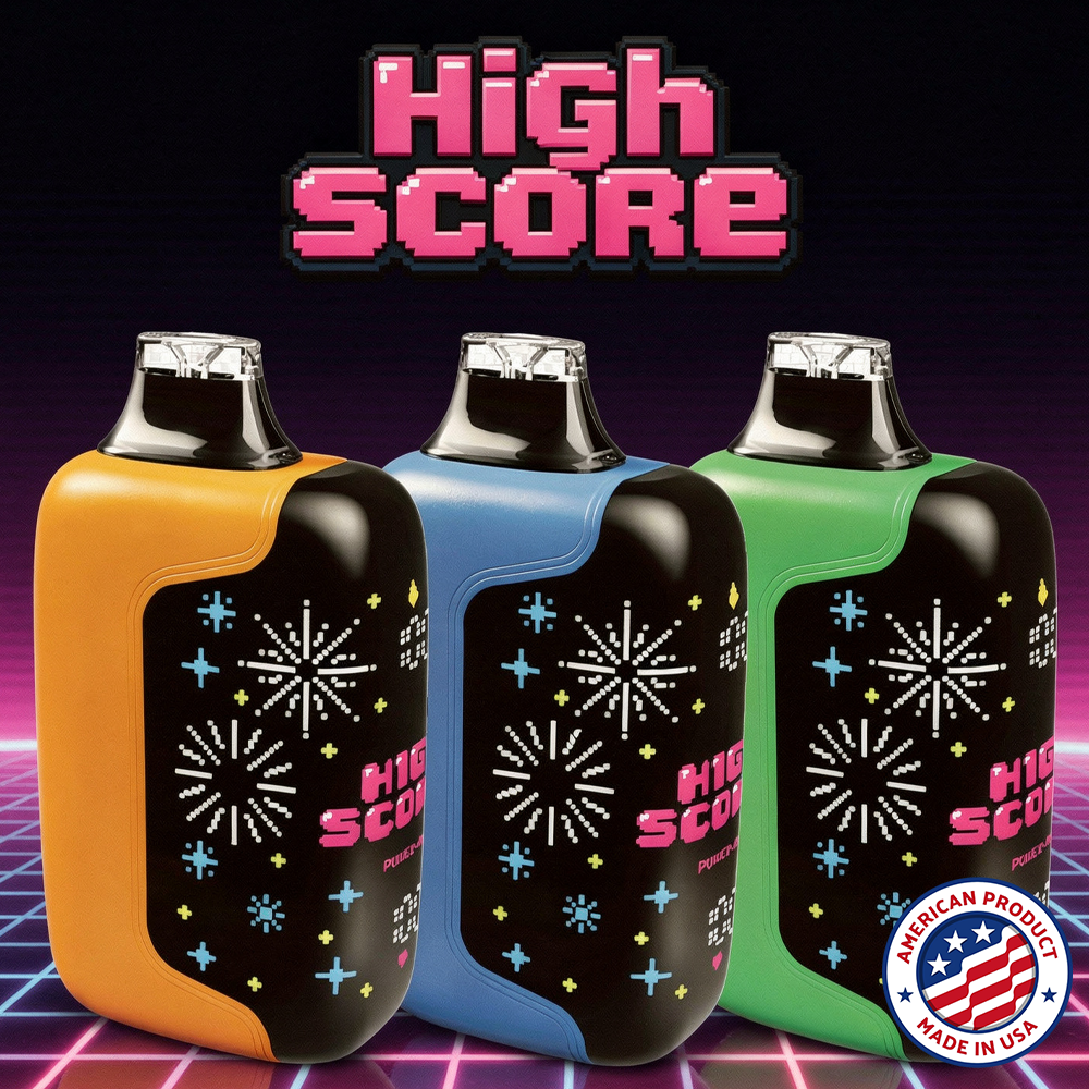 HIGH SCORE 60,000 PUFFS DISPOSABLE VAPE - DISPLAY OF 5