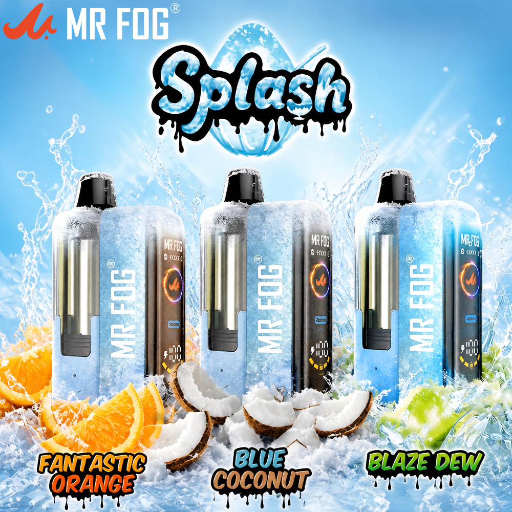 MR FOG SWITCH SPLASH EDITION 45,000 PUFFS (FULL KIT) DISPOSABLE VAPE - DISPLAY OF 5