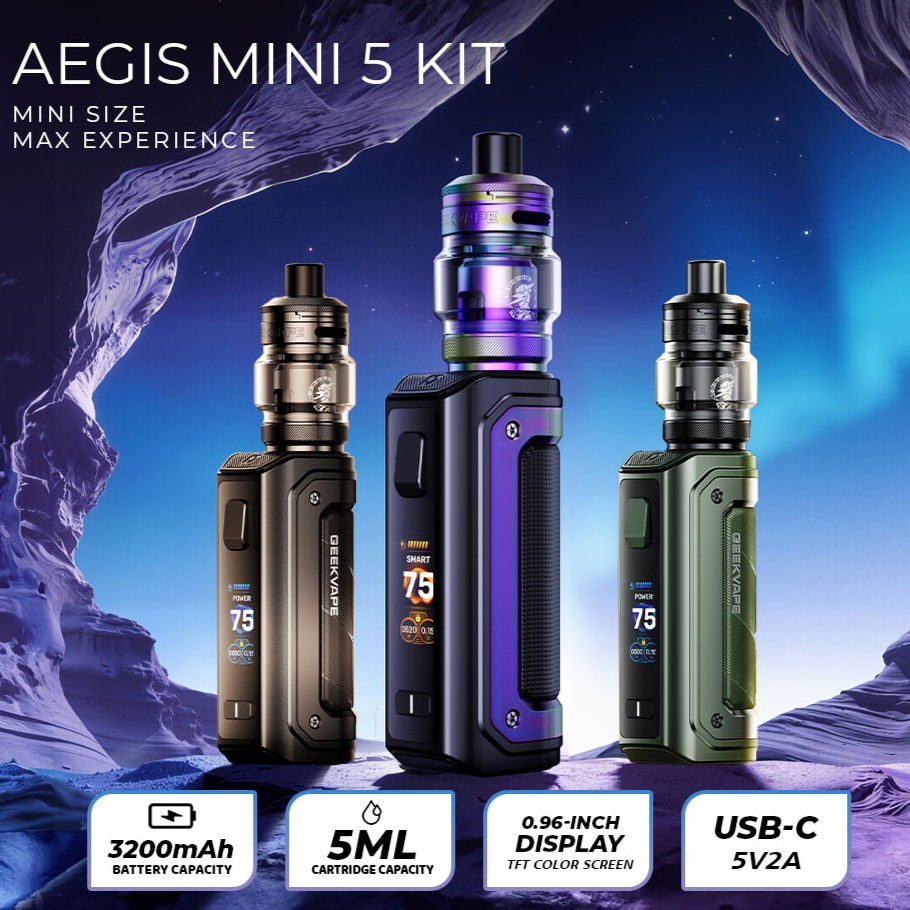 GEEKVAPE AEGIS MINI 5 STARTER KIT