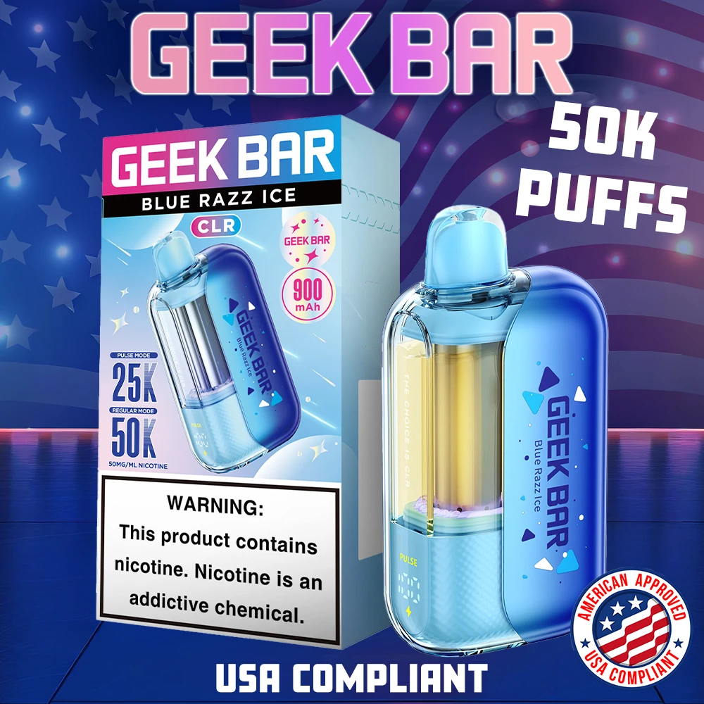 GEEK BAR CLR 50,000 PUFFS DISPOSABLE VAPE - DISPLAY OF 5