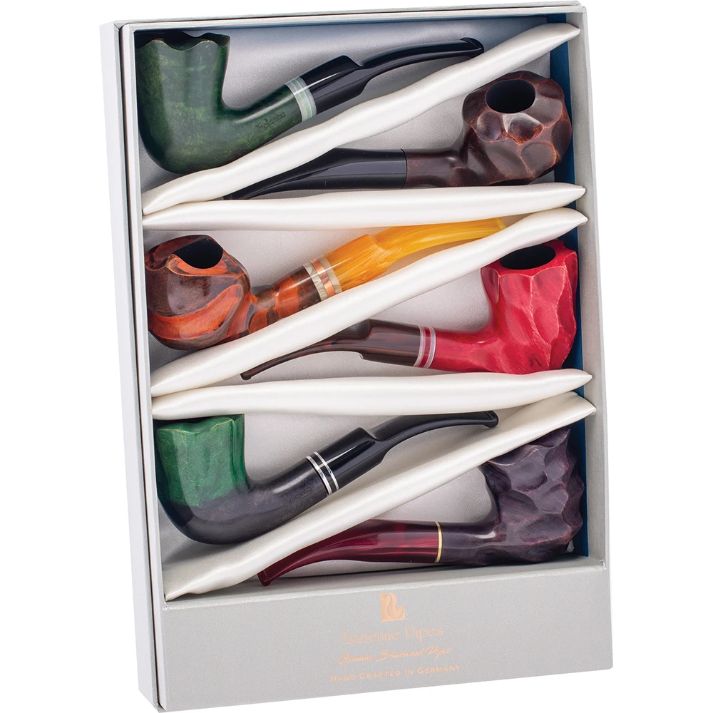 ARTISAN SPECIAL SERIES BRIARWOOD PIPE 9MM FILTER - DISPLAY OF 6
