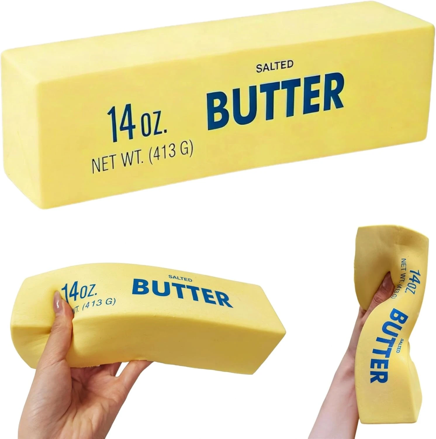 14OZ BUTTER SQUISH TOY - DISPLAY OF 6