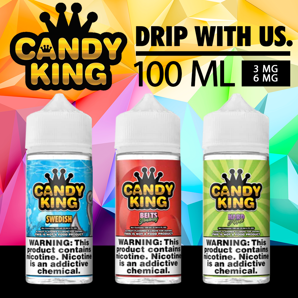 World Wholesale CANDY KING E-LIQUID - 100ML