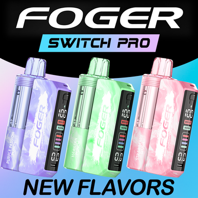 FOGER SWITCH PRO KIT 30,000 PUFFS DISPOSABLE VAPE (FULL KIT) - DISPLAY OF 5