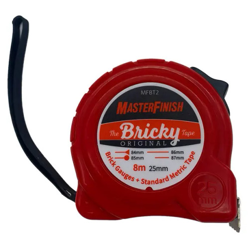 MasterFinish The Bricky Gauge Tape 8mt x 25mm