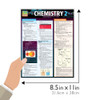 Quick Study QuickStudy Chemistry 2 Laminated Study Guide BarCharts Publishing Science Reference Guide Size