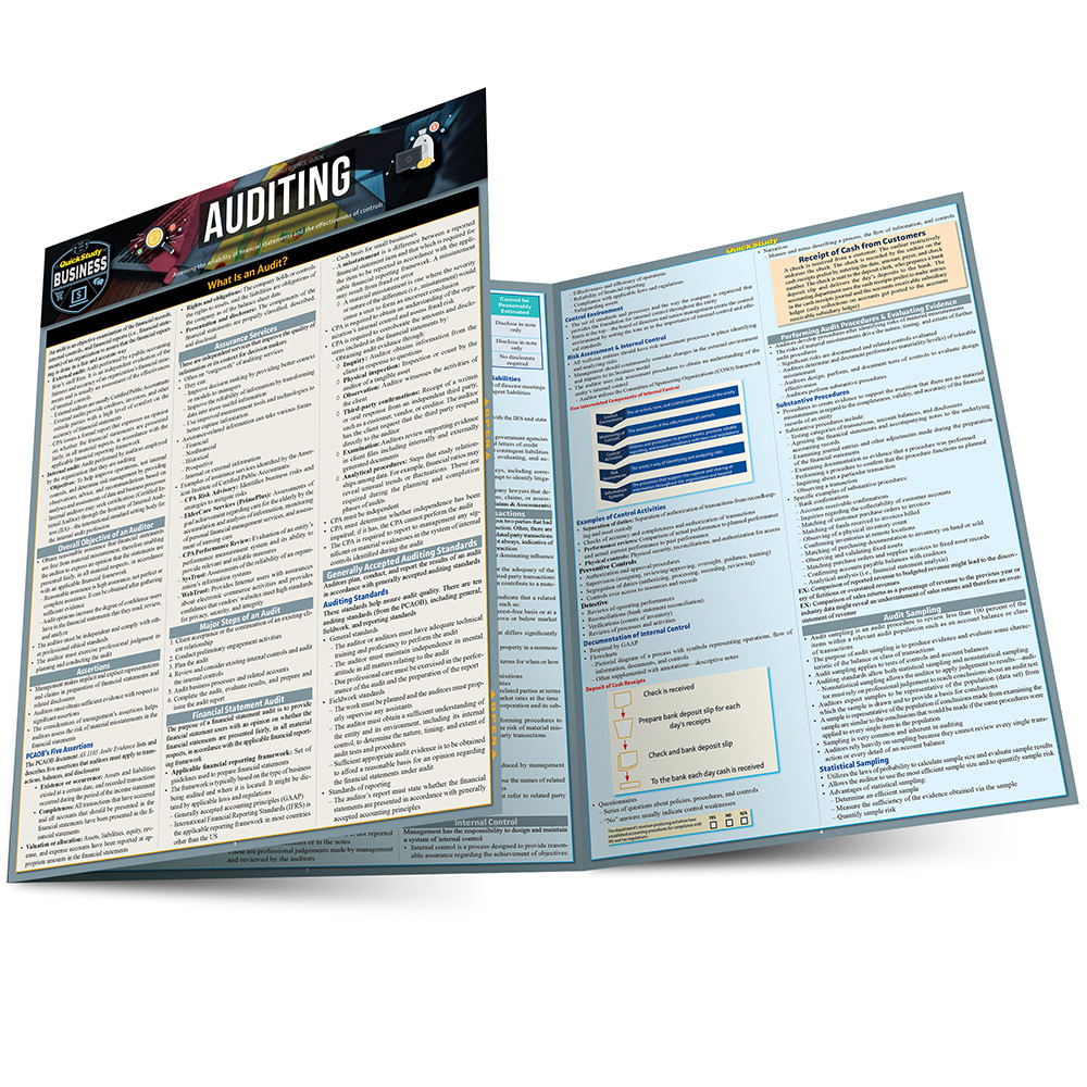 QuickStudy Auditing Laminated Reference Guide (9781423236405)